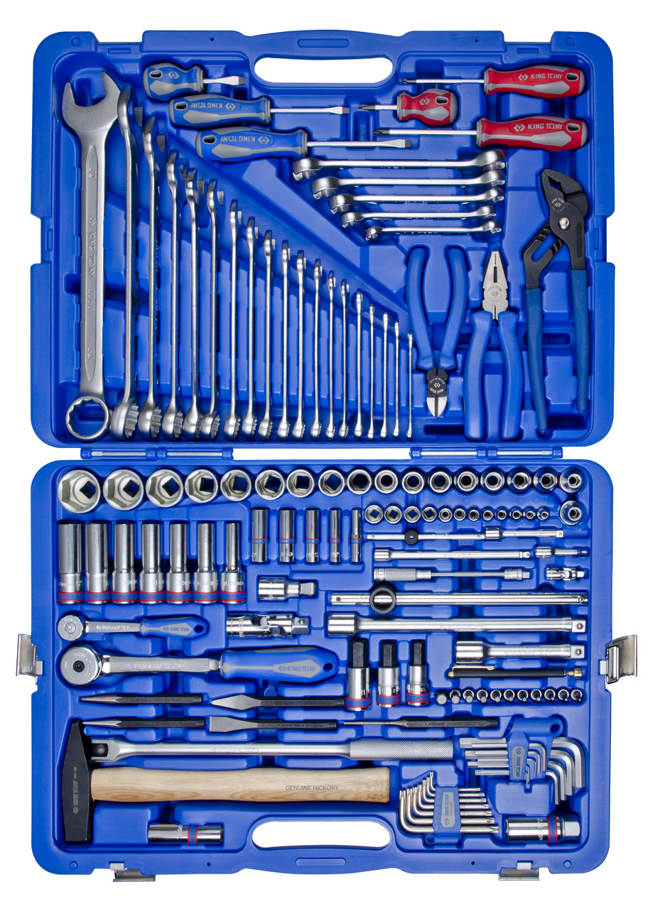 Набір інструментів 128 од. 1/4"+1/2" KINGTONY 7528MR, фото 1