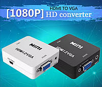 Адаптер-конвертер HDMI to VGA (переходник) Конвертер эмулятор монитора