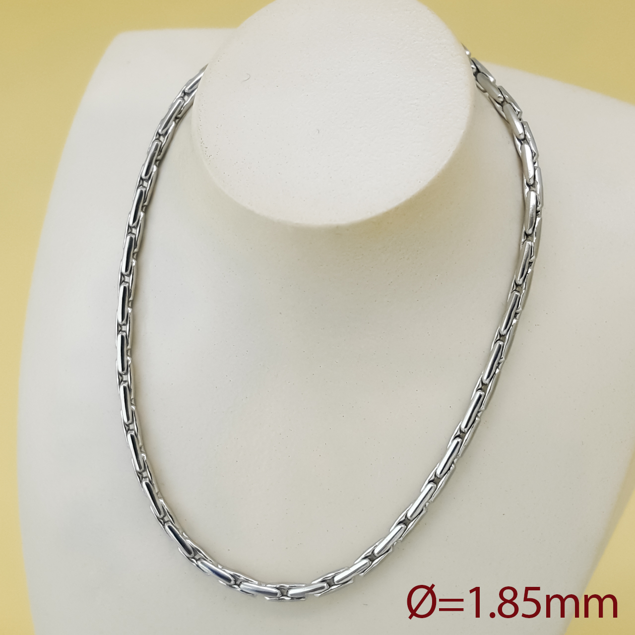 Ланцюжок "Прямокутний Якір", р.45, медсплав Xuping, stainless steel