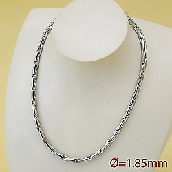 Ланцюжок "Прямокутний Якір", р.45, медсплав Xuping, stainless steel