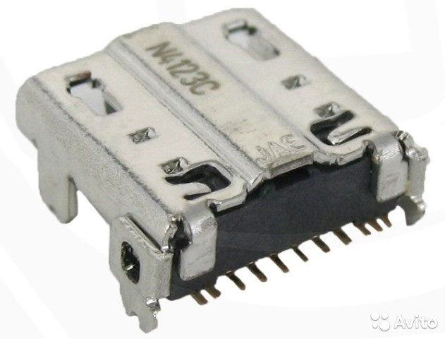 Роз'єм microUSB для телефона Samsung 3722-003632, фото 1