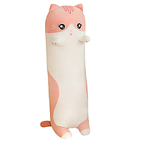 Мягкая игрушка Кот Батон, 90 см (Розовая)
