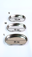 Емкость лоток для замачивания и хранения инструментов (металлическая) S18 см