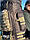 Рюкзак туристичний, риболовлі, полювання VA T-13-9 100 л, хакі з чорним мілітарі, фото 4