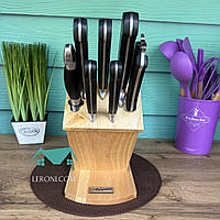 Набір кухонних ножів із підставкою 8 предметів Maestro MR-1423 Набір ножів із неіржавкої сталі