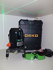 Лазерний рівень DEKO DKLL501 5 ліній 6 точок зелений