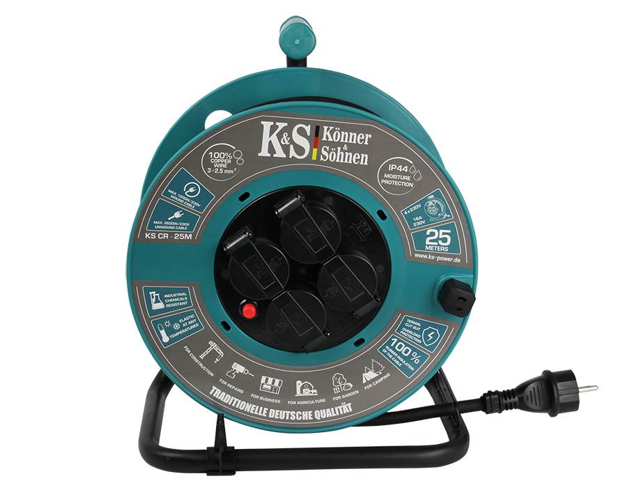 Удлинитель на катушке Konner&Sohnen KS CR-25M