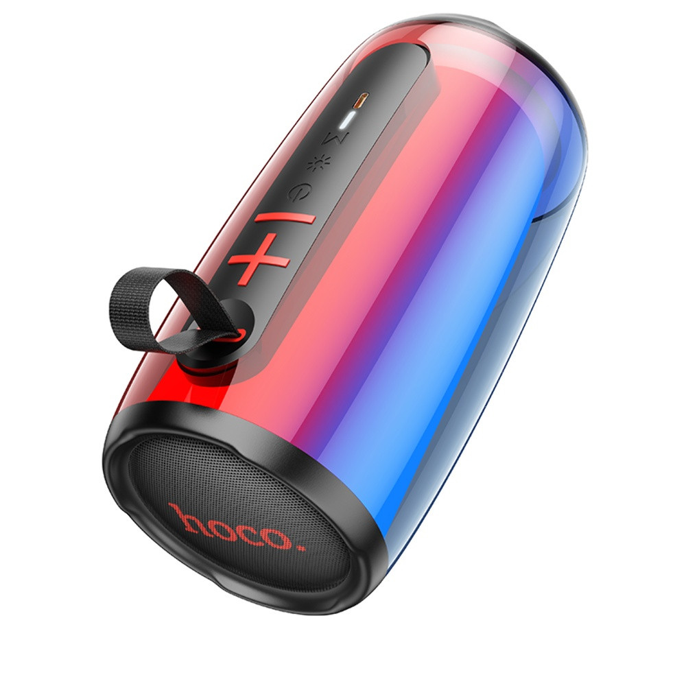 DR Портативна Bluetooth колонка Hoco HC18 TWS з LED-підсвіткою black, фото 1