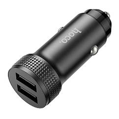 DR Автомобільний зарядний пристрій Hoco Z49 2 USB чорний
