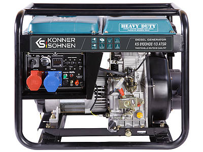 Дизельний генератор KS 8100HDE-1/3 ATSR (EURO V), Konner & Sohnen, (5512123)