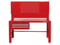 Верстак слесарный 3 полки+2 двери KING TONY 87502