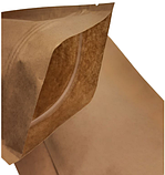 Дой-пак 140x240 (250г) КРАФТ РЕ + zip-замок, фото 3