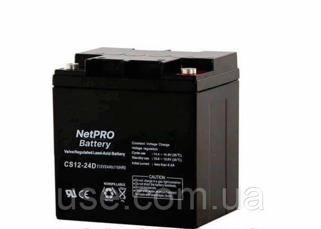 Акумулятор тяговий 24 Ah, AH, 12 Вольт, В, V, ампер, А‧год, VRLA, тягова батарея, свинцево-кислотна, AGM, агм, для електричного дв