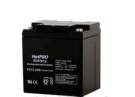 Акумулятор тяговий 24 Ah, AH, 12 Вольт, В, V, ампер, А‧год, VRLA, тягова батарея, свинцево-кислотна, AGM, агм, для електричного дв