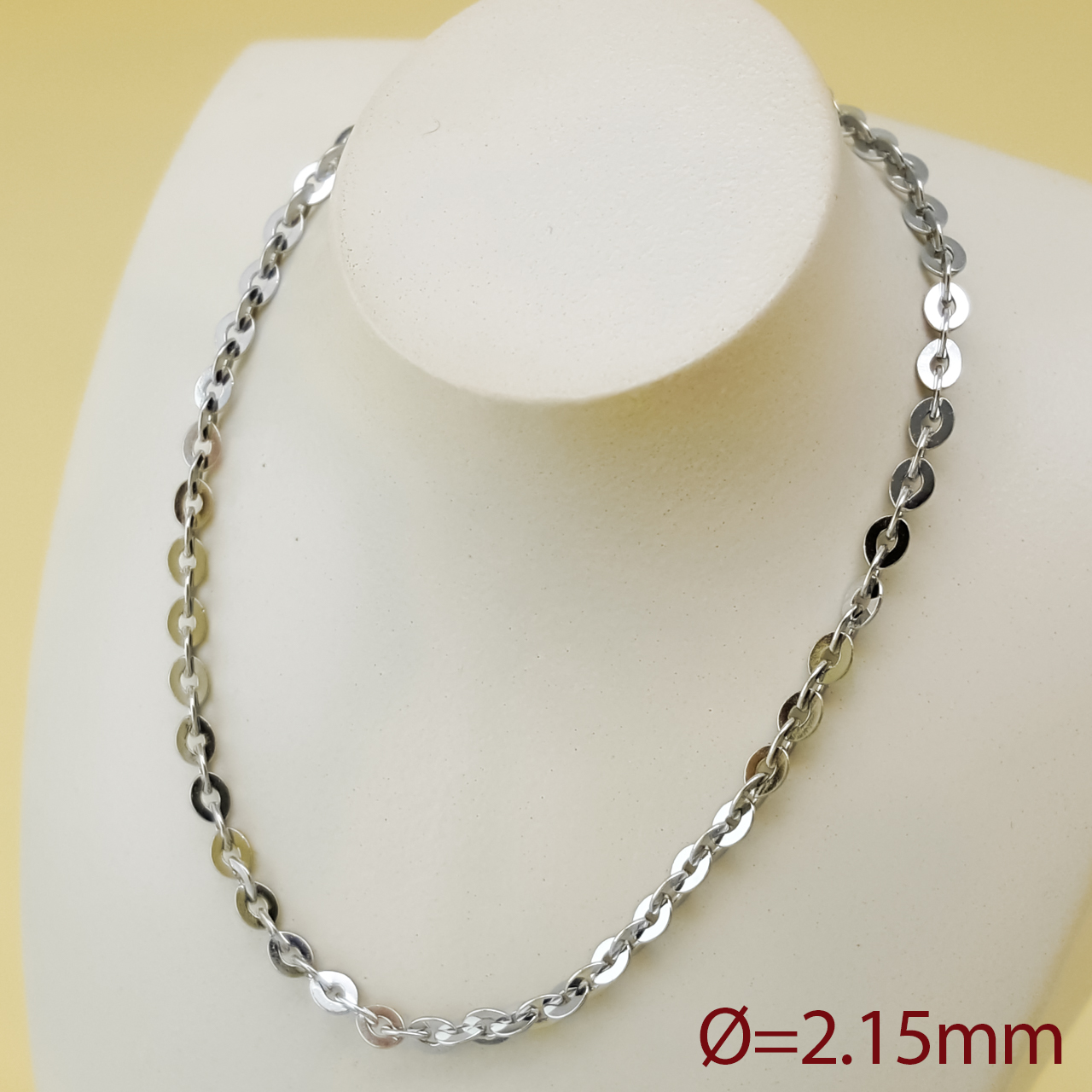 Ланцюжок "Витончений Якір", р.45, медсталь Xuping, stainless steel, фото 1