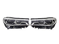 Передние фары на BMW 7 Series G11 / G12 2015-2019 года ( Full Led Adaptive Европа )