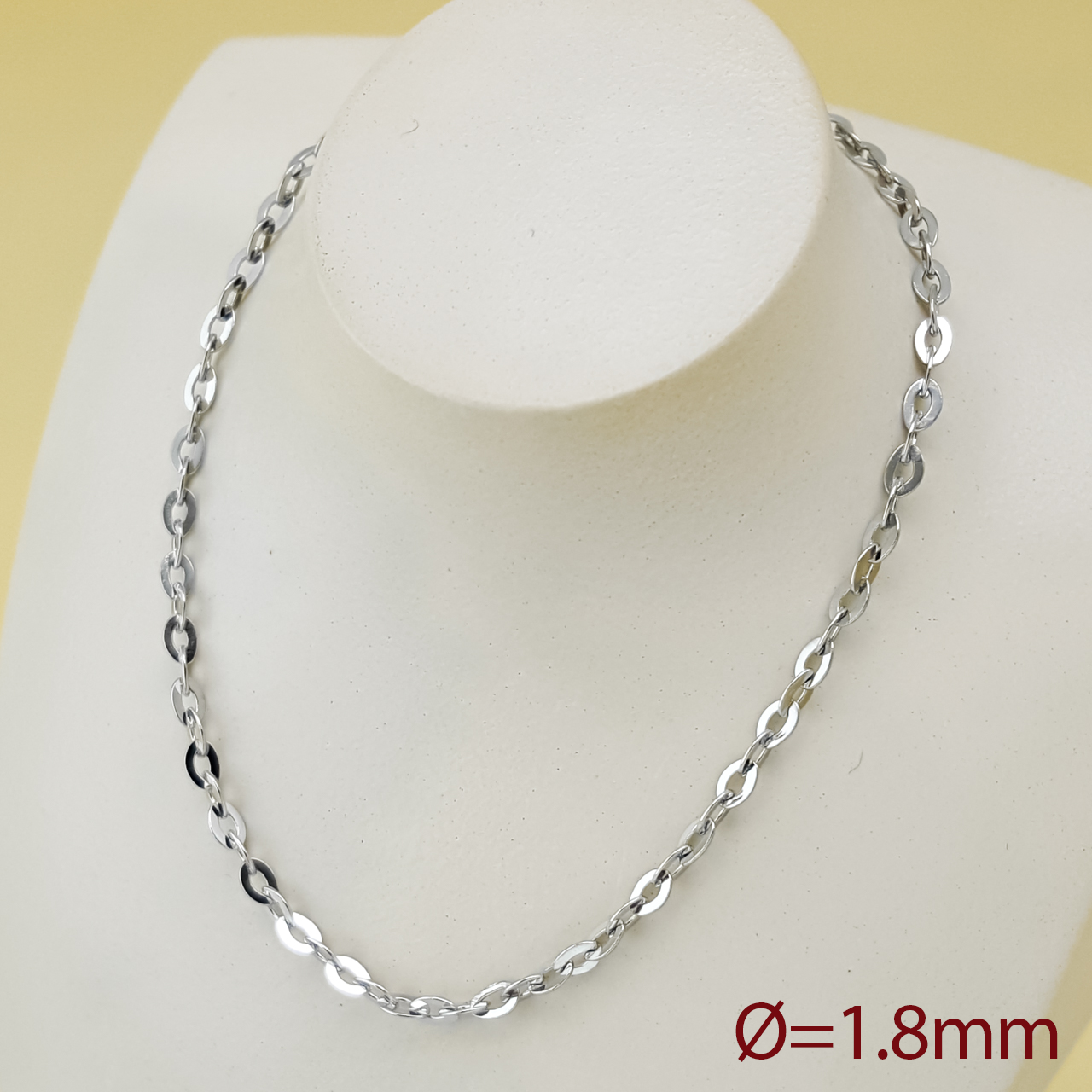 Ланцюжок "Срібний Якір", р.45, медсталь Xuping, stainless steel