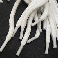 Белый шнур круглый плетеный 1,2м ХБ (хлопок)