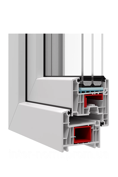 Дверь балконная OpenTeck Elite 70, белая, 700х2050 мм от производителя Оконный Стандарт - фото 2 - id-p1904588688