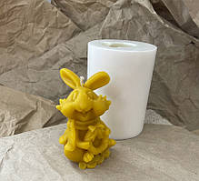Форма для свічок - Кролик з вінком