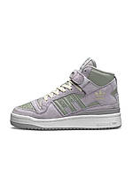 Жіночі кросівки Adidas Originals Forum 84 Mid Grey Suede Olive кроссовки adidas forum кросівки адідас жіночі