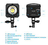 Постійне світло Puluz PU3061-II Bi-Color (120W), фото 3