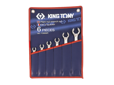 Набір ключів розрізні 6шт. 8-22 мм KINGTONY 1306MR, фото 1