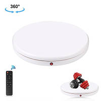 Поворотний стіл для предметної зйомки Puluz PU3146EU white (45см)