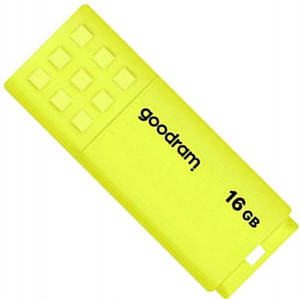 USB 2.0 флеш накопичувач 16Gb GoodRam UME2 Yellow (UME2-0160Y0R11) салатовий новий