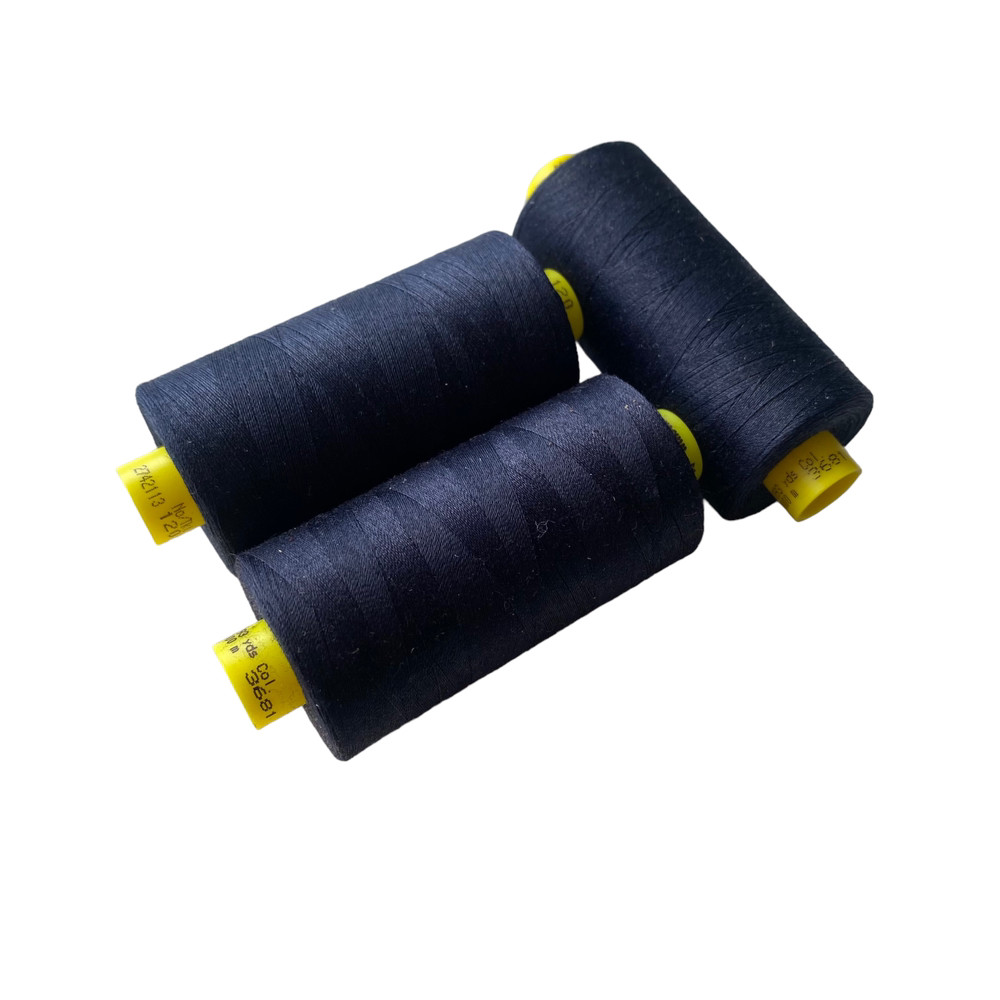 Нитка Gutermann Mara 120/3681/1000м синій, фото 1
