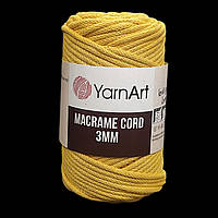 YarnArt Macrame Cord 3 mm, Желтая №764