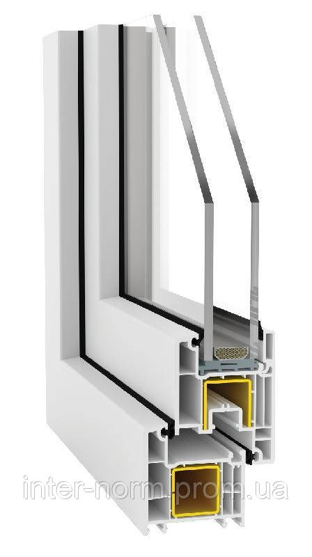 Дверь балконная Decco 62, белая, 850х2150 мм от производителя Оконный Стандарт - фото 2 - id-p1904609367