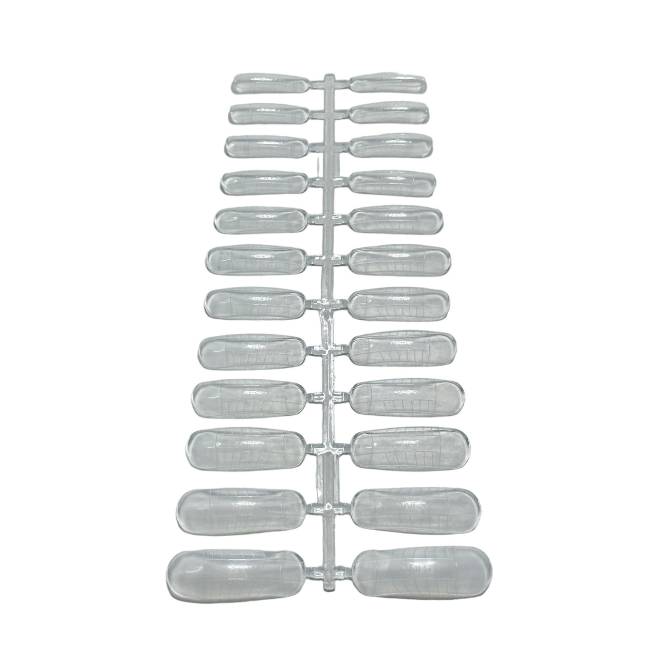 Верхні форми для нарощування нігтів полігелем Lilly Beaute, 24 шт