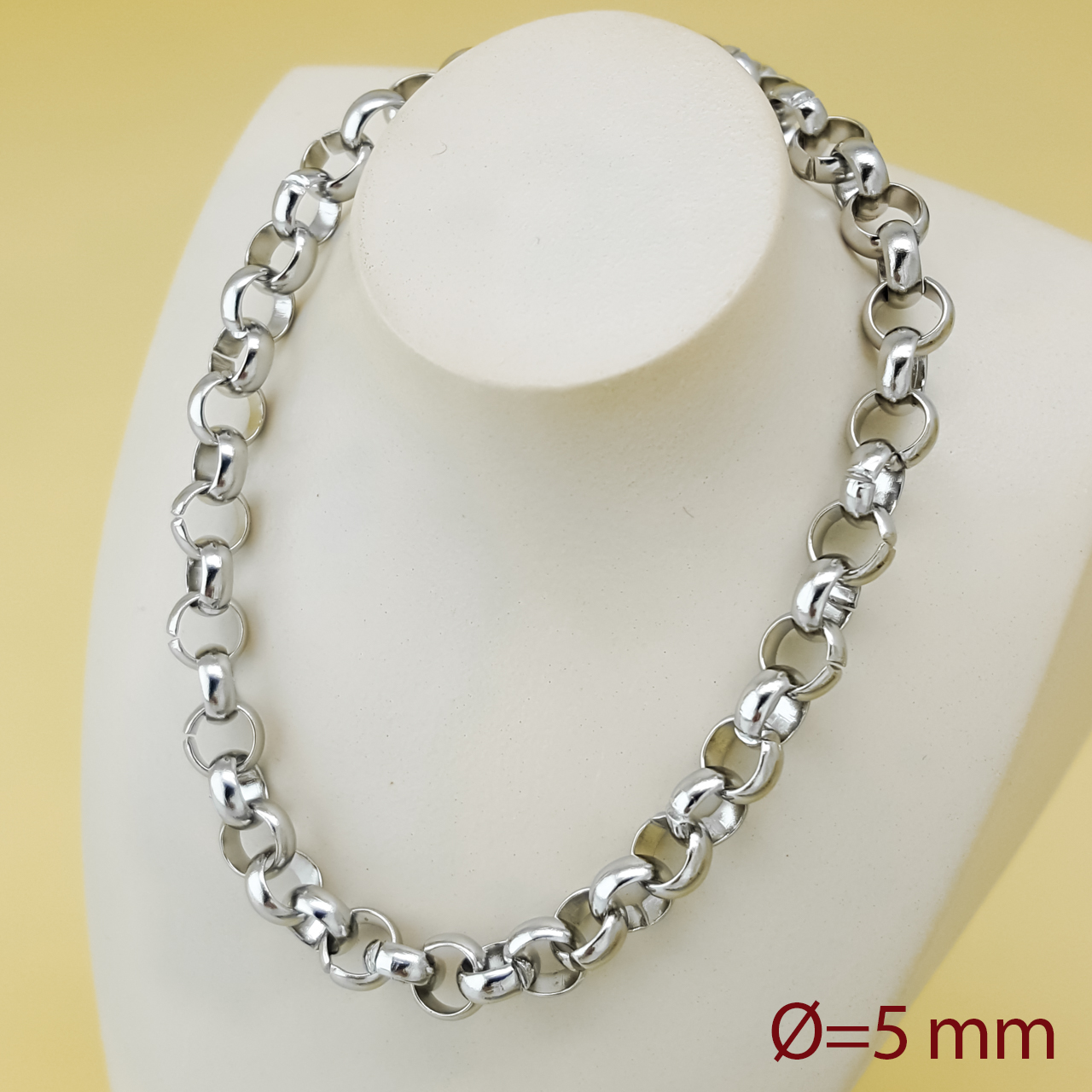 Ланцюжок "Крупний Якір", р.45, медсплав Xuping, stainless steel