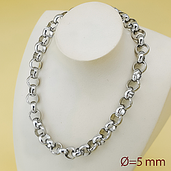 Ланцюжок "Крупний Якір", р.45, медсплав Xuping, stainless steel
