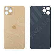 Задня кришка APPLE iPhone 11 Pro Max Matte Gold (золотиста) (великі отвори)