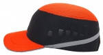 Кепка бейсболка (каскетка), ударопрочная (оранжево -черная)