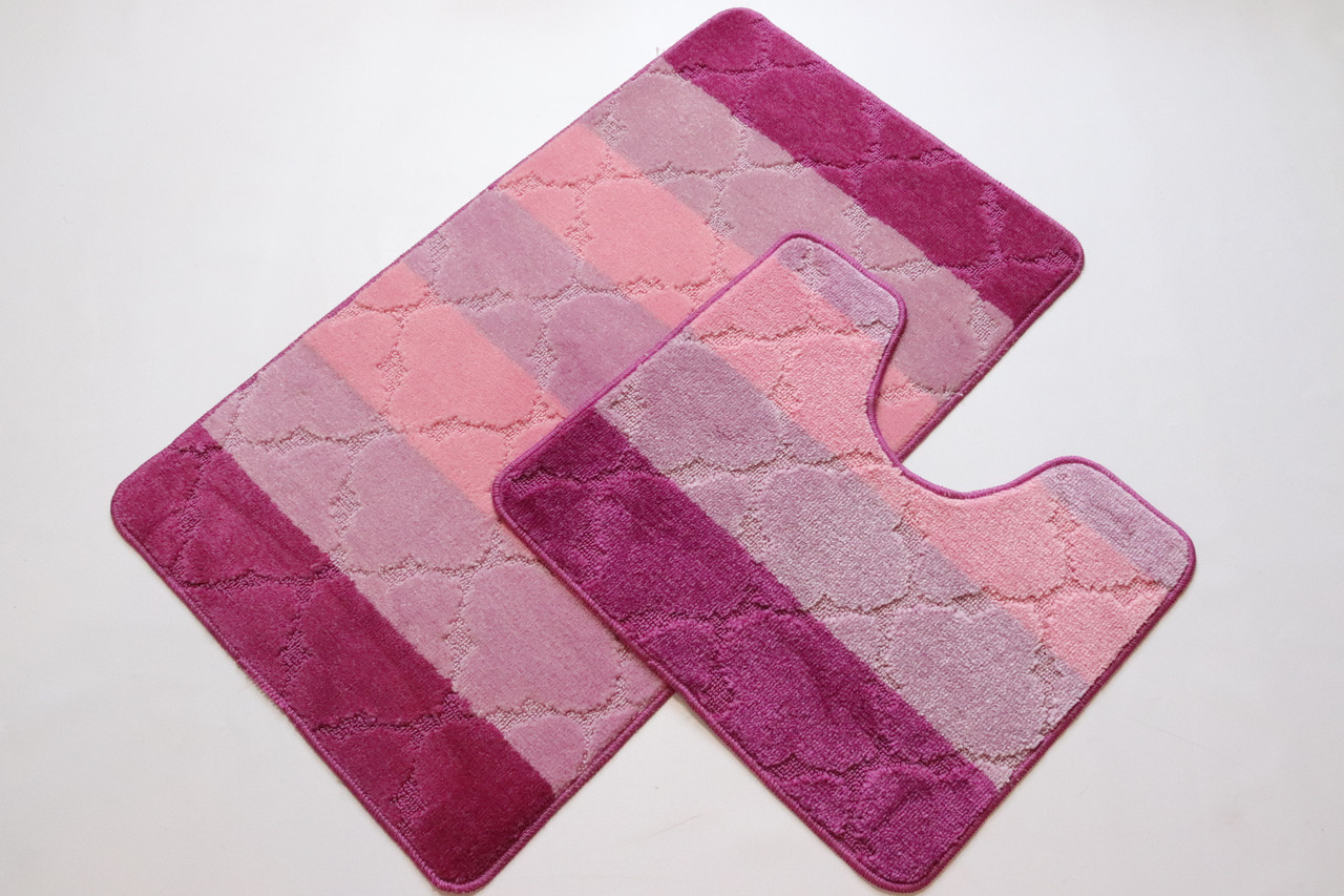 Набір килимків у ванну та туалет Vonaldi Multicolor 80*50 см і 40*50 см 02270/s