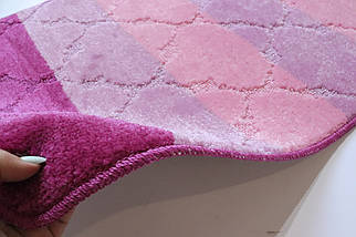 Набір килимків у ванну та туалет Vonaldi Multicolor 80*50 см і 40*50 см 02270/s, фото 4