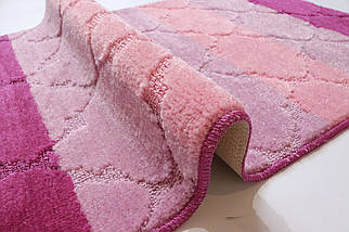 Набір килимків у ванну та туалет Vonaldi Multicolor 80*50 см і 40*50 см 02270/s, фото 5