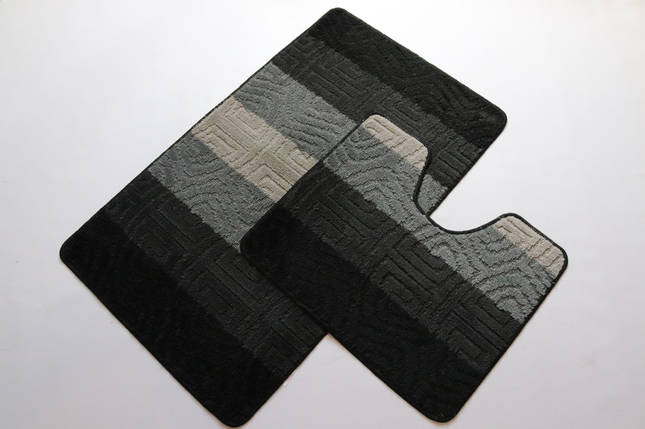 Набір килимків у ванну та туалет Vonaldi Multicolor 100*60 см і 50*60 см w02203, фото 1