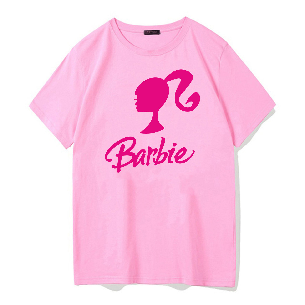 Футболка рожева Барбі. Barbie head t-shirt