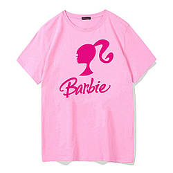 Футболка рожева Барбі. Barbie head t-shirt