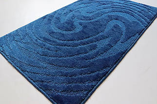 Килимок у ванну 80*120 см Classic Vonaldi 00201/120 blue, фото 3