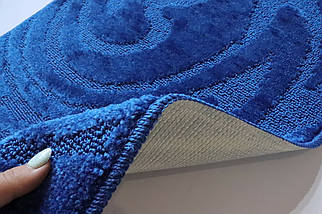 Килимок у ванну 80*120 см Classic Vonaldi 00201/120 blue, фото 5