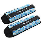 Обважнювачі манжети для рук і ніг Zelart 7819-1,5 2 шт. по 1,5 кг Blue Camouflage, фото 2