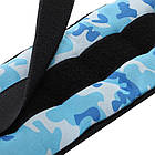 Обважнювачі манжети для рук і ніг Zelart 7819-1,5 2 шт. по 1,5 кг Blue Camouflage, фото 4