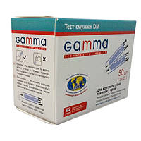 Тест-смужки для глюкометра GAMMA DM, 50 шт