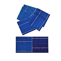 Сонячні елементи (10 шт), 52×52 мм, полікристалічні панелі