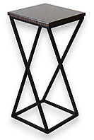 Металевий барний стілець у стилі лофт 65 см Вектор Наша Ковка